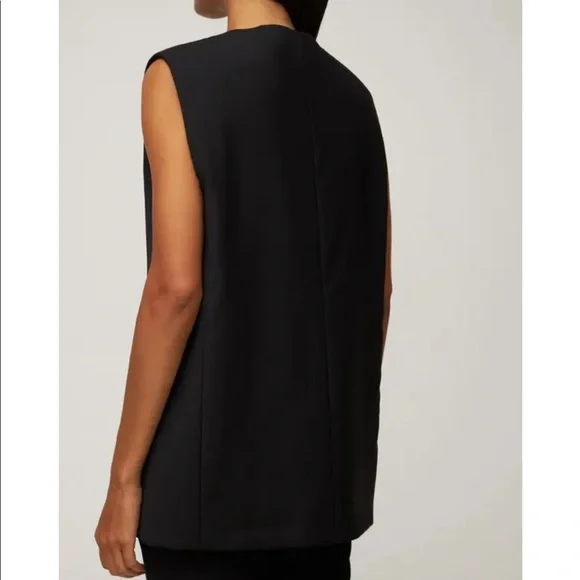 Loulou Studio Black Vest - Picture 2 of 11